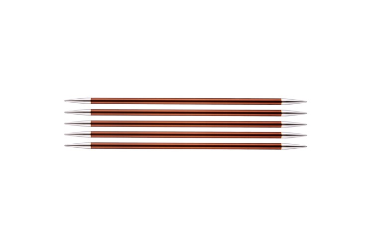 Zing Double-Ended Knitting Pins Set of Five: 15cm x 5.50mm