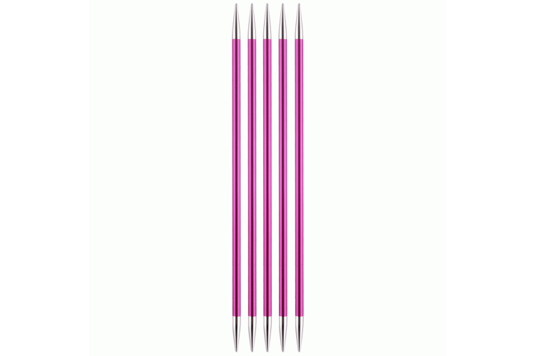 Zing Double-Ended Knitting Pins Set of Five: 15cm x 5mm