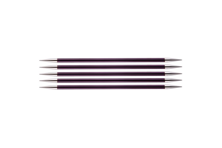 Zing Double-Ended Knitting Pins Set of Five: 15cm x 6mm
