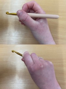 Crochet Hook Hold